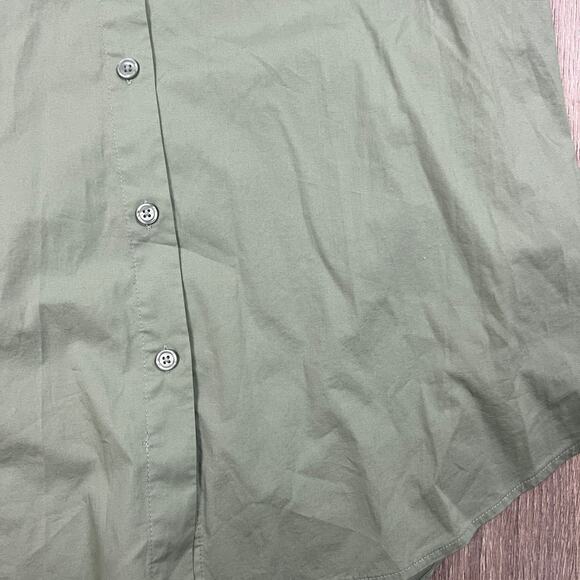 Ava & Viv Women's Plus Size Green Button-Down Oversized Tunic - Size X - NWT - Picture 4 of 7